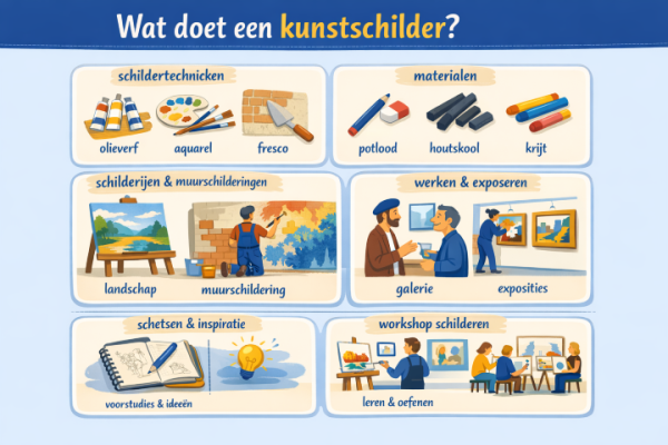 Wat doet een kunstschilder